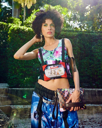 GARDEN OF SHARKS CROSSOVER CLUTCH | Sprayground Premium