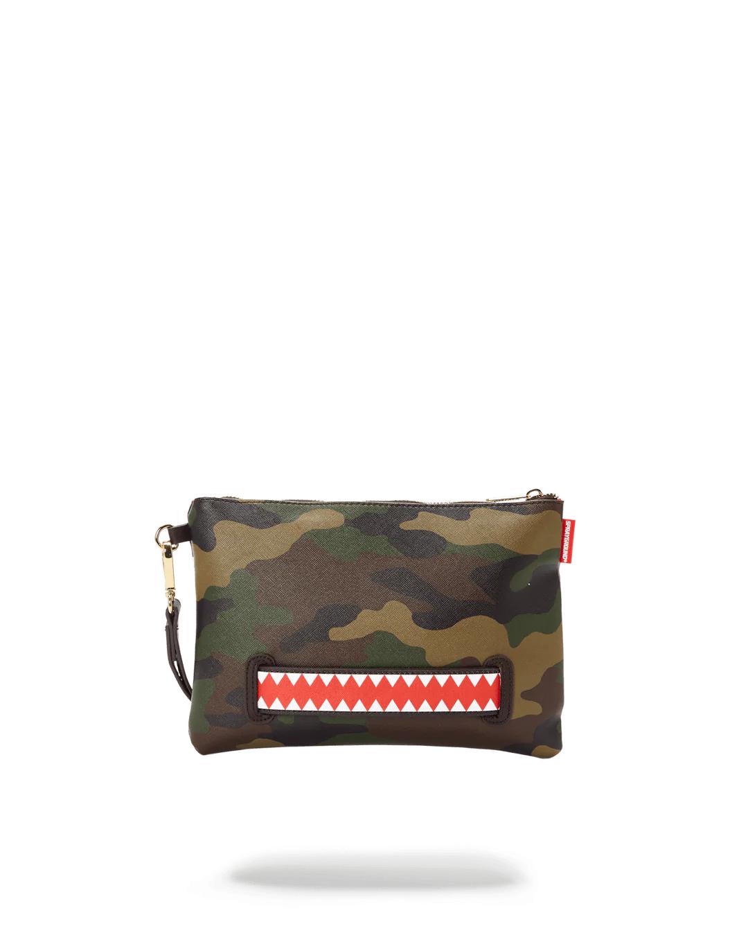 CHECKS IN CAMOFLAUGE CROSSOVER CLUTCH | Sprayground Trending