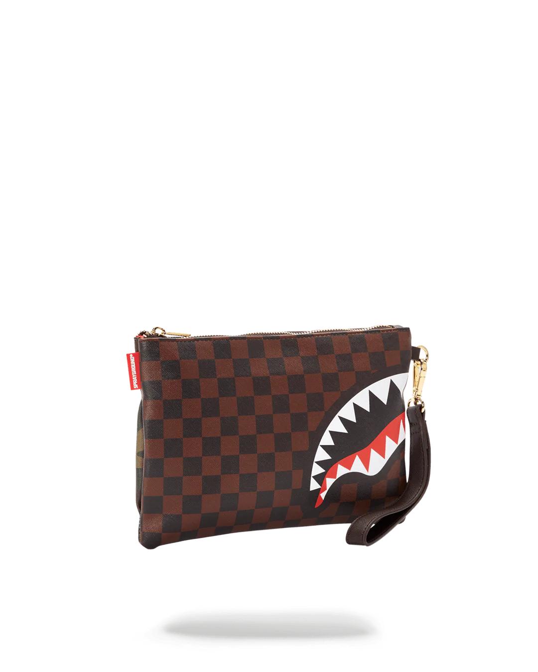 CHECKS IN CAMOFLAUGE CROSSOVER CLUTCH | Sprayground Trending