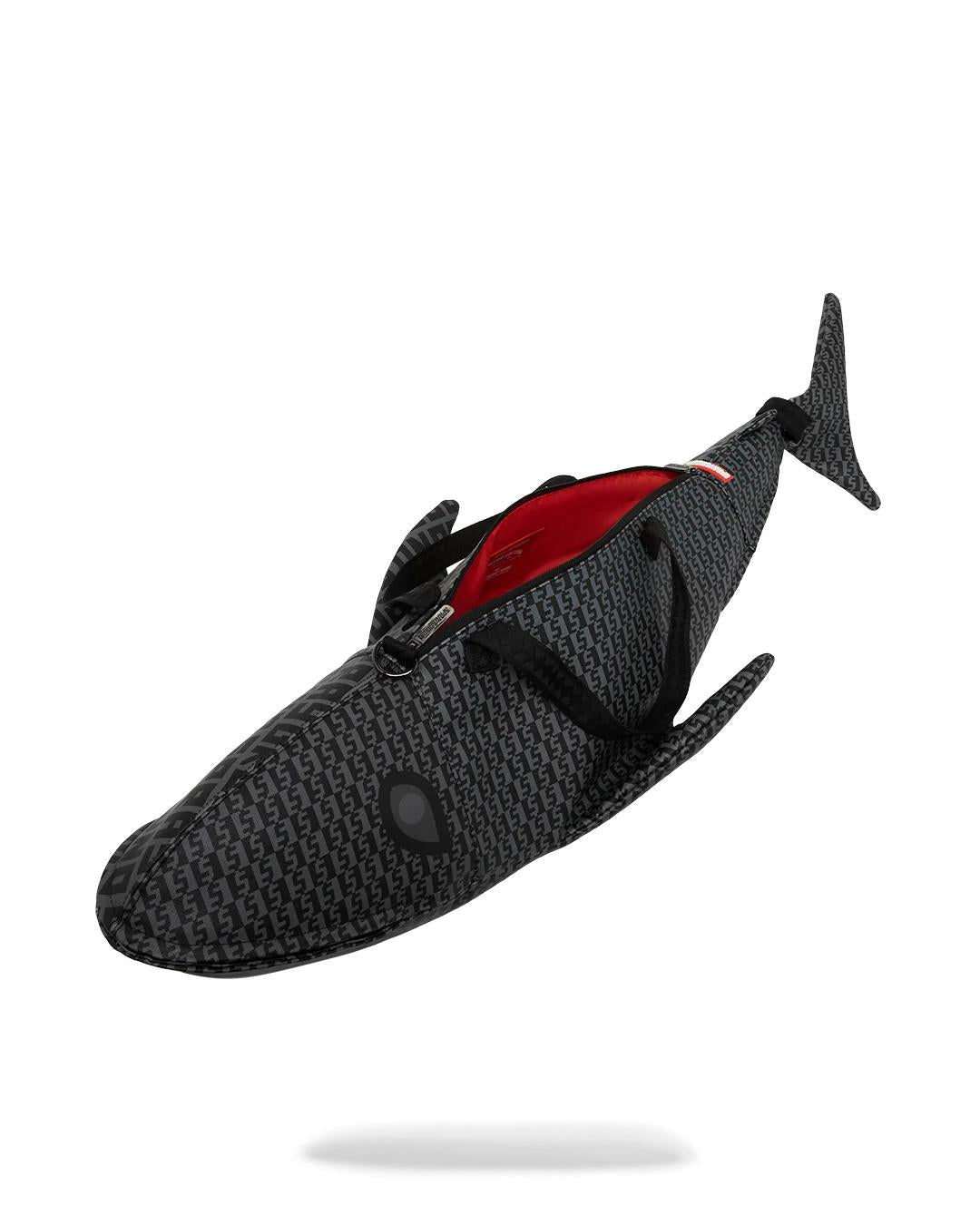 SHARKFINITY STEALTH PILOT SHARK SHAPE DUFFLE | Sprayground Value