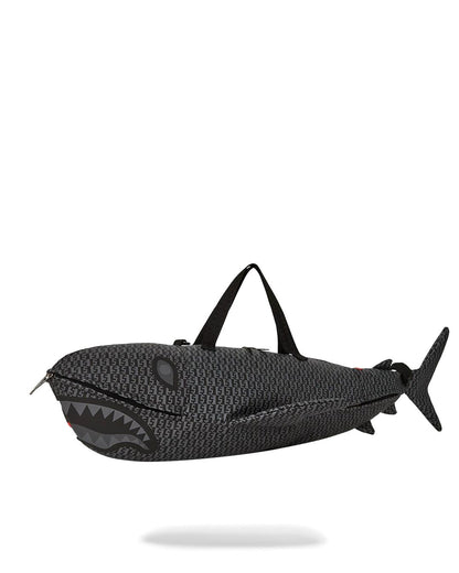 SHARKFINITY STEALTH PILOT SHARK SHAPE DUFFLE | Sprayground Value