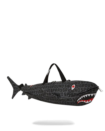 SHARKFINITY STEALTH PILOT SHARK SHAPE DUFFLE | Sprayground Value