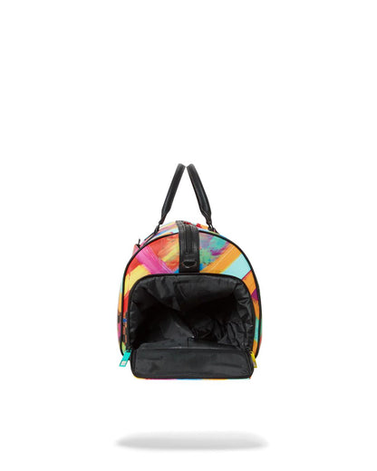 SHARKS IN PARIS CITY STREAKS DUFFLE | Sprayground Signature