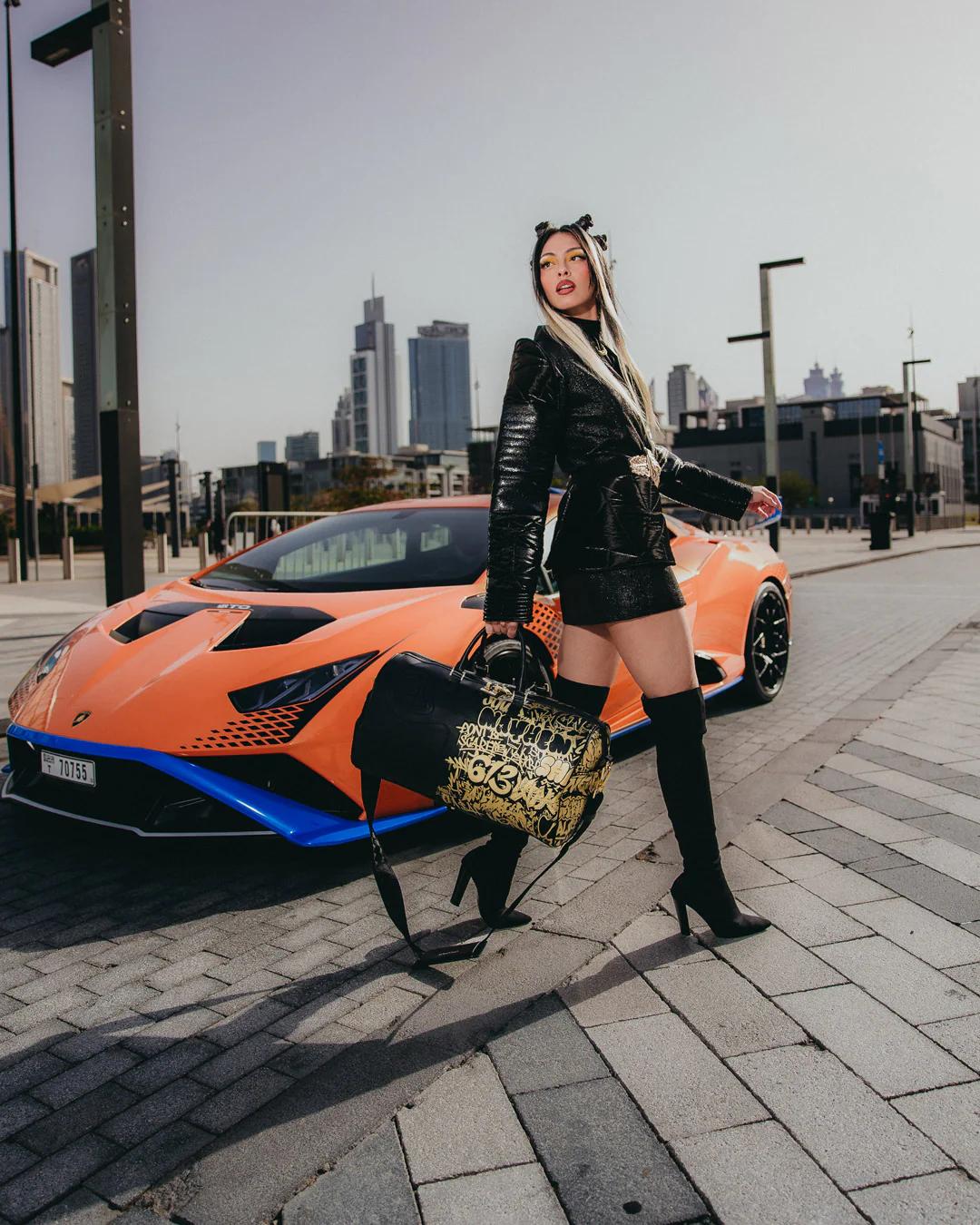 HALF GRAFF GLIDE LARGE DUFFLE | Sprayground Value