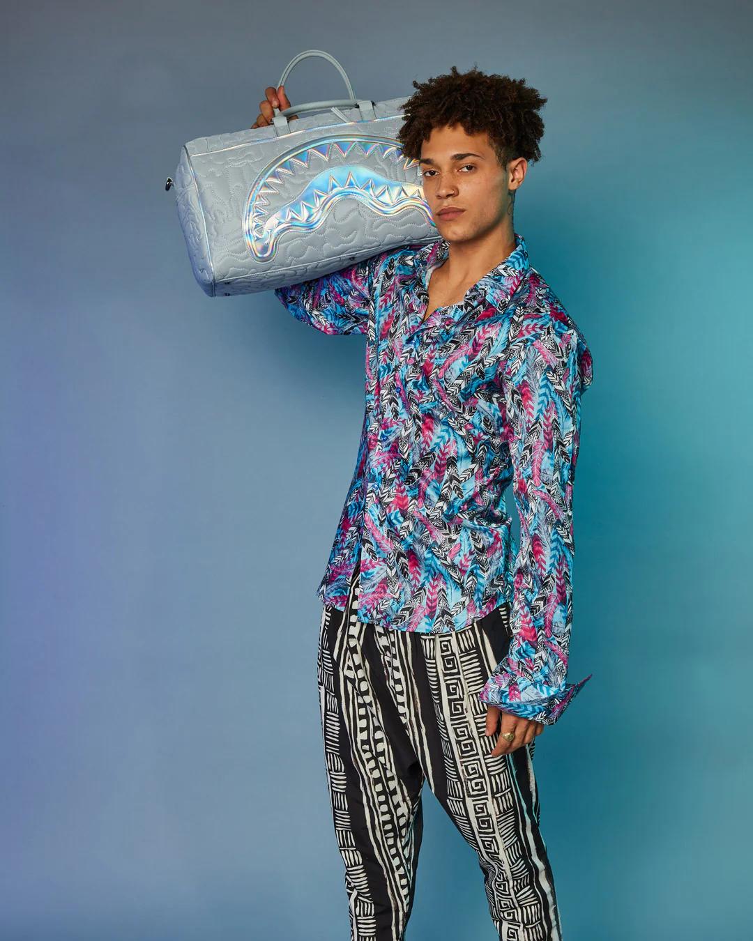 MIRASHAKU IRIDESCENT QUILT DUFFLE | Sprayground Featured