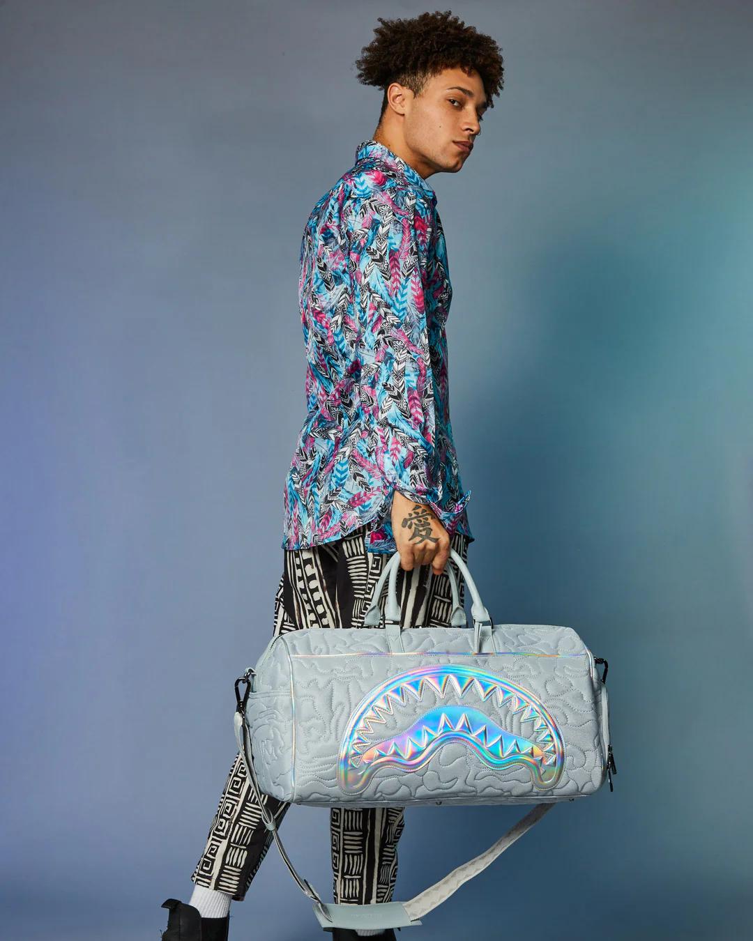 MIRASHAKU IRIDESCENT QUILT DUFFLE | Sprayground Featured
