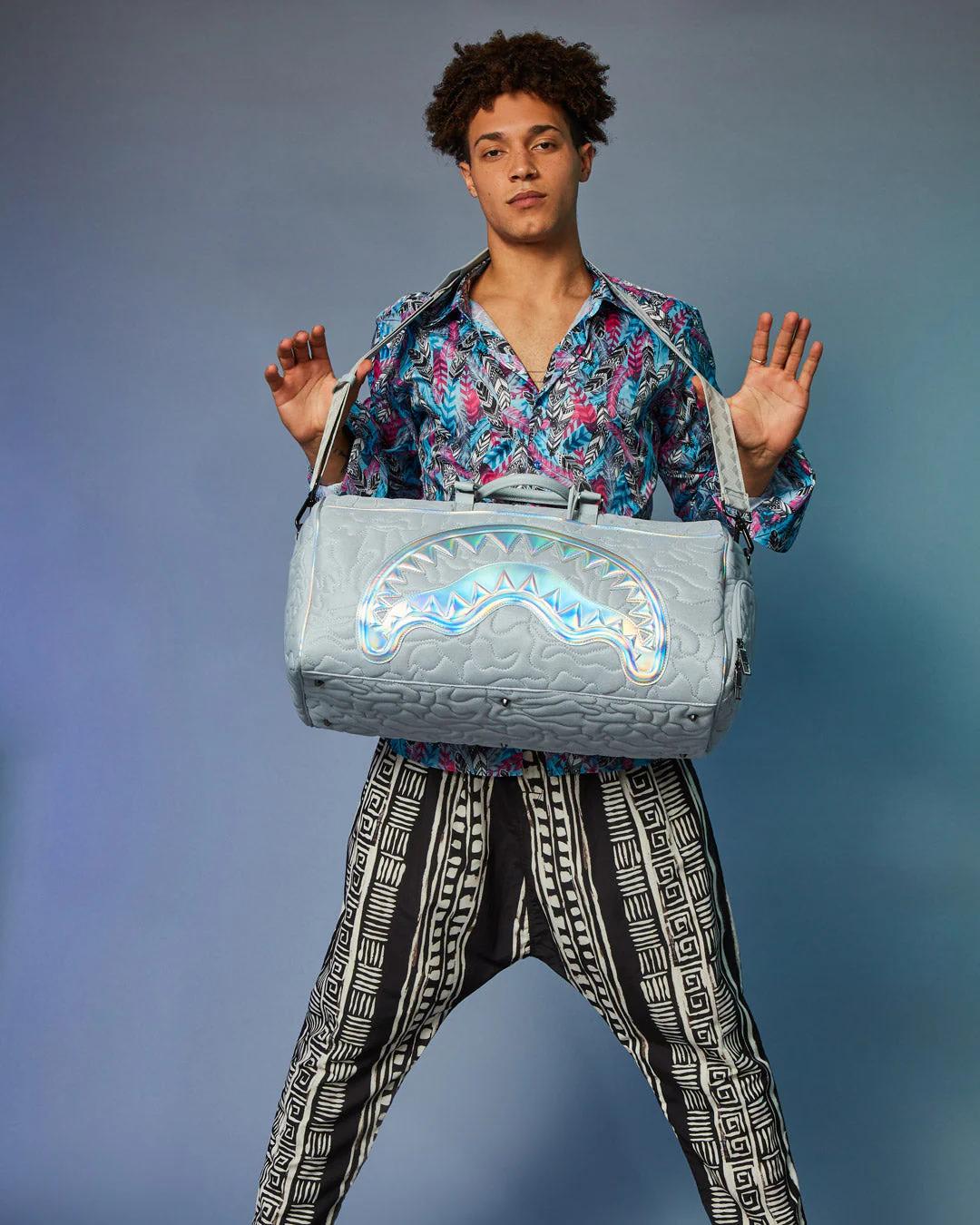 MIRASHAKU IRIDESCENT QUILT DUFFLE | Sprayground Featured