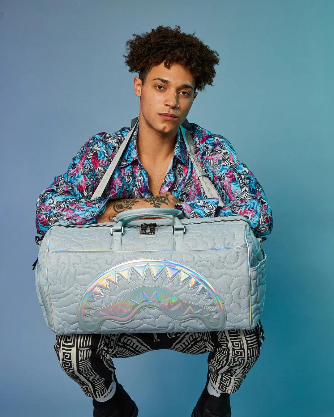 MIRASHAKU IRIDESCENT QUILT DUFFLE | Sprayground Featured