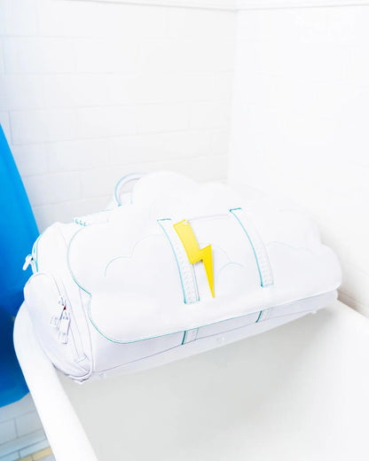 CLOUDY WITH A CHANCE OF SHARK DUFFLE | Sprayground Recommended