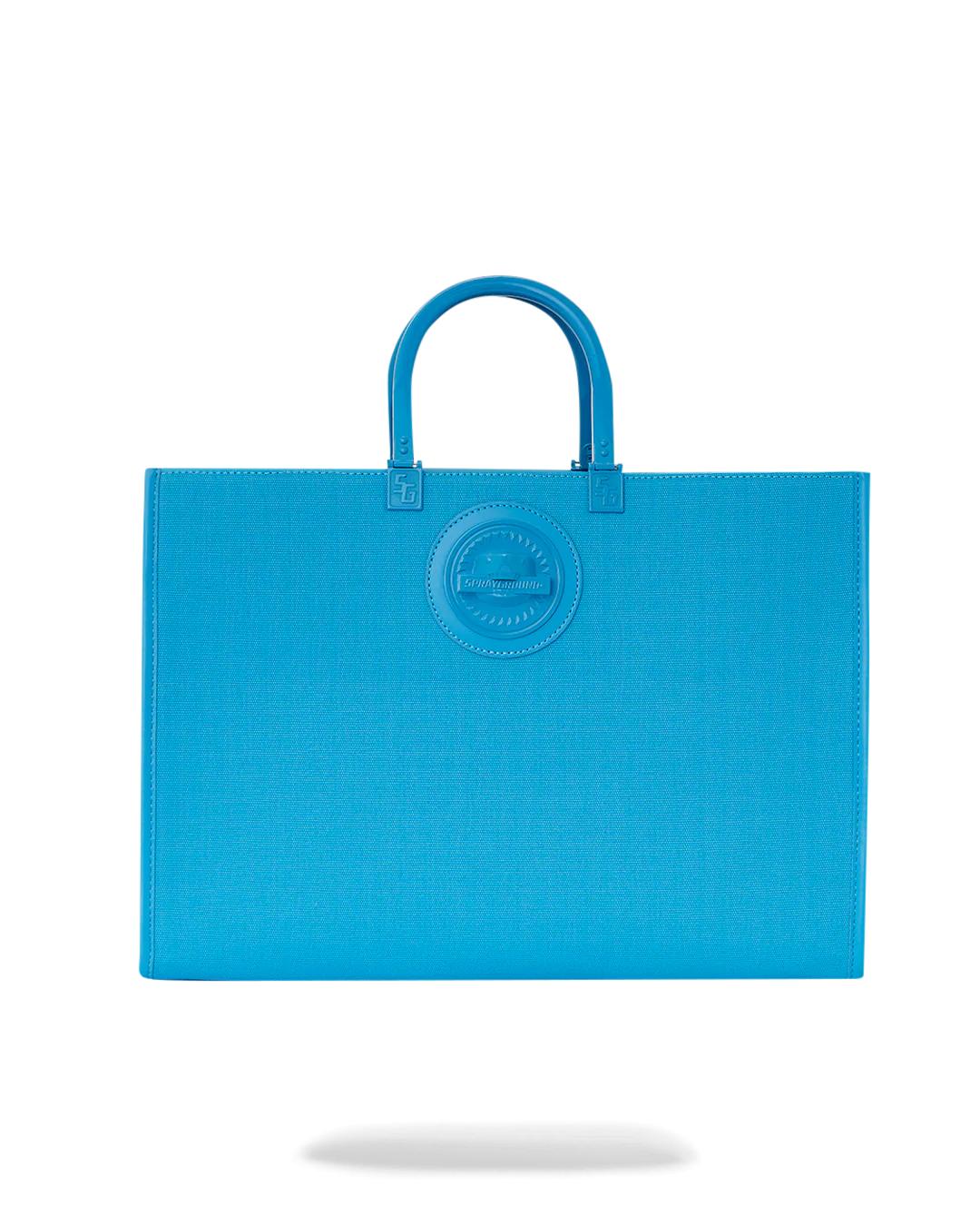 HEAVY METAL SHARK BLUE TORTUGA TOTE | Sprayground Signature