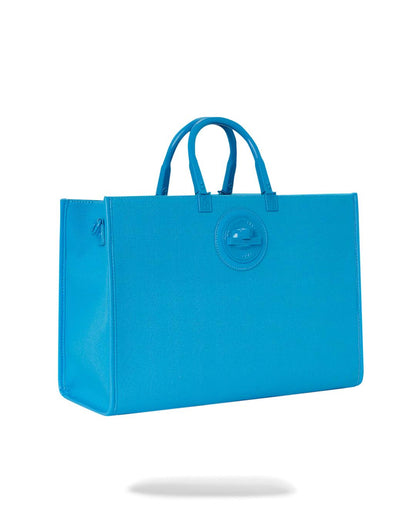 HEAVY METAL SHARK BLUE TORTUGA TOTE | Sprayground Signature
