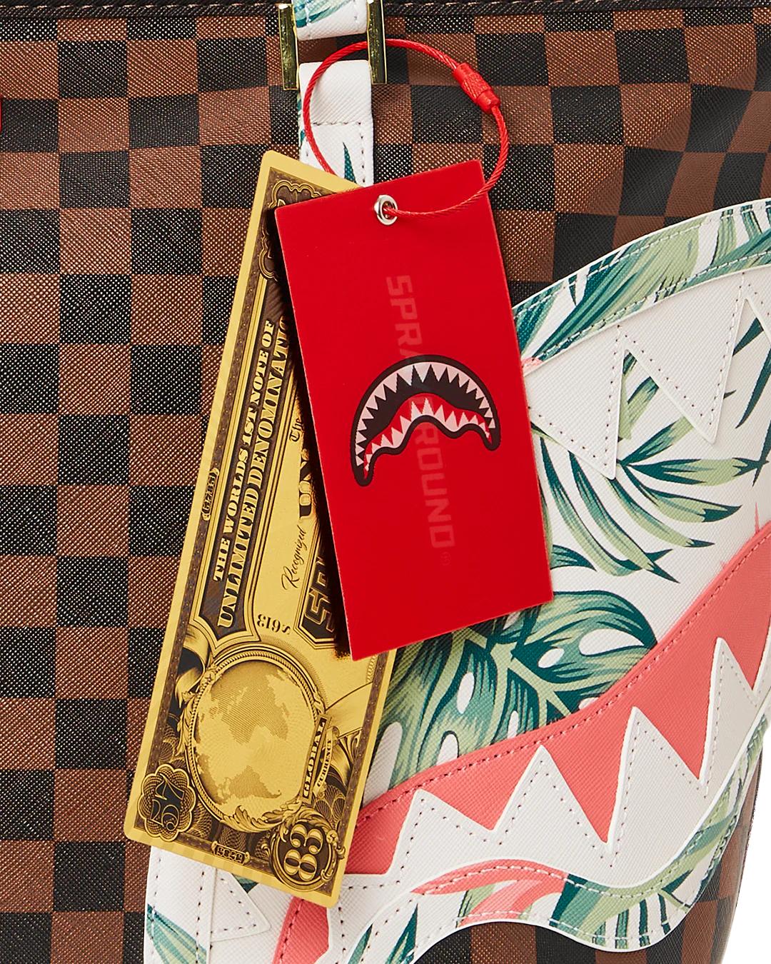 SHARKS IN PARIS COASTAL TOTE | Sprayground Classic