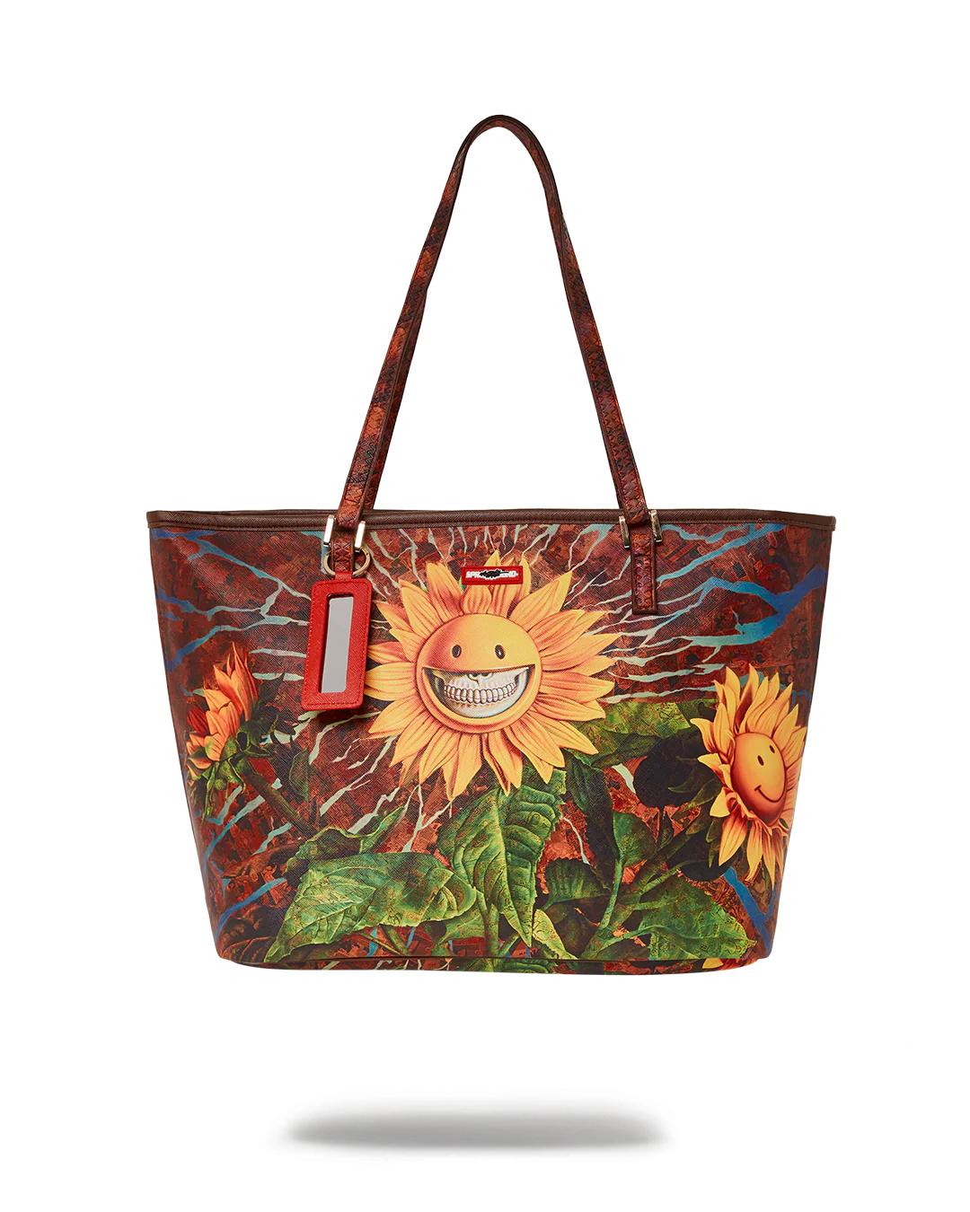 SUNFLOWER GRIN RON ENGLISH COLLAB TOTE | Sprayground Classic