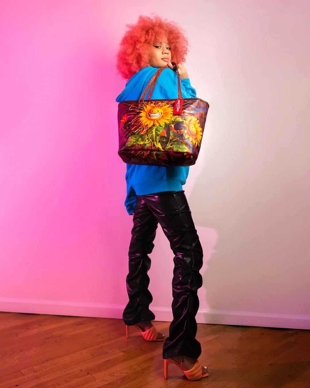 SUNFLOWER GRIN RON ENGLISH COLLAB TOTE | Sprayground Classic