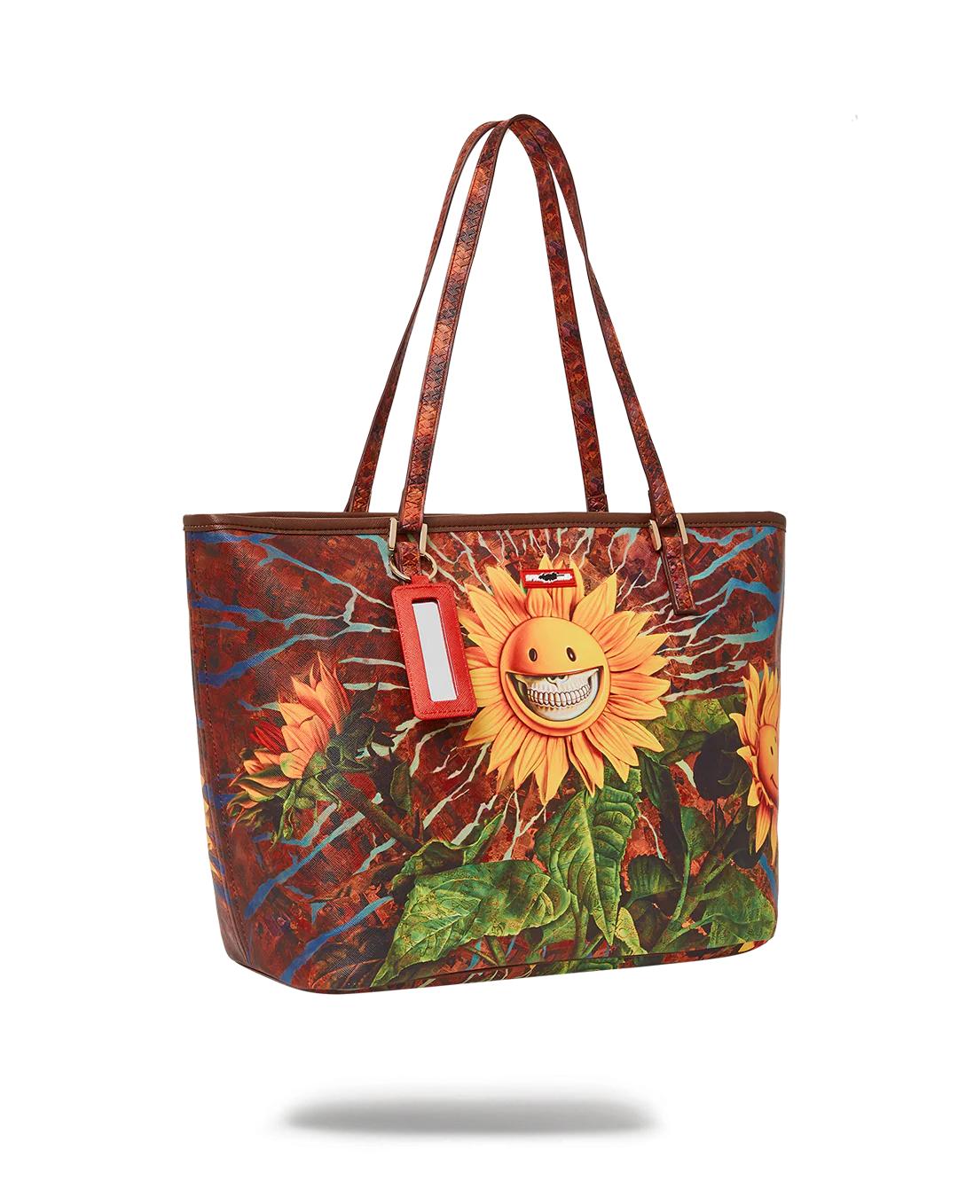 SUNFLOWER GRIN RON ENGLISH COLLAB TOTE | Sprayground Classic