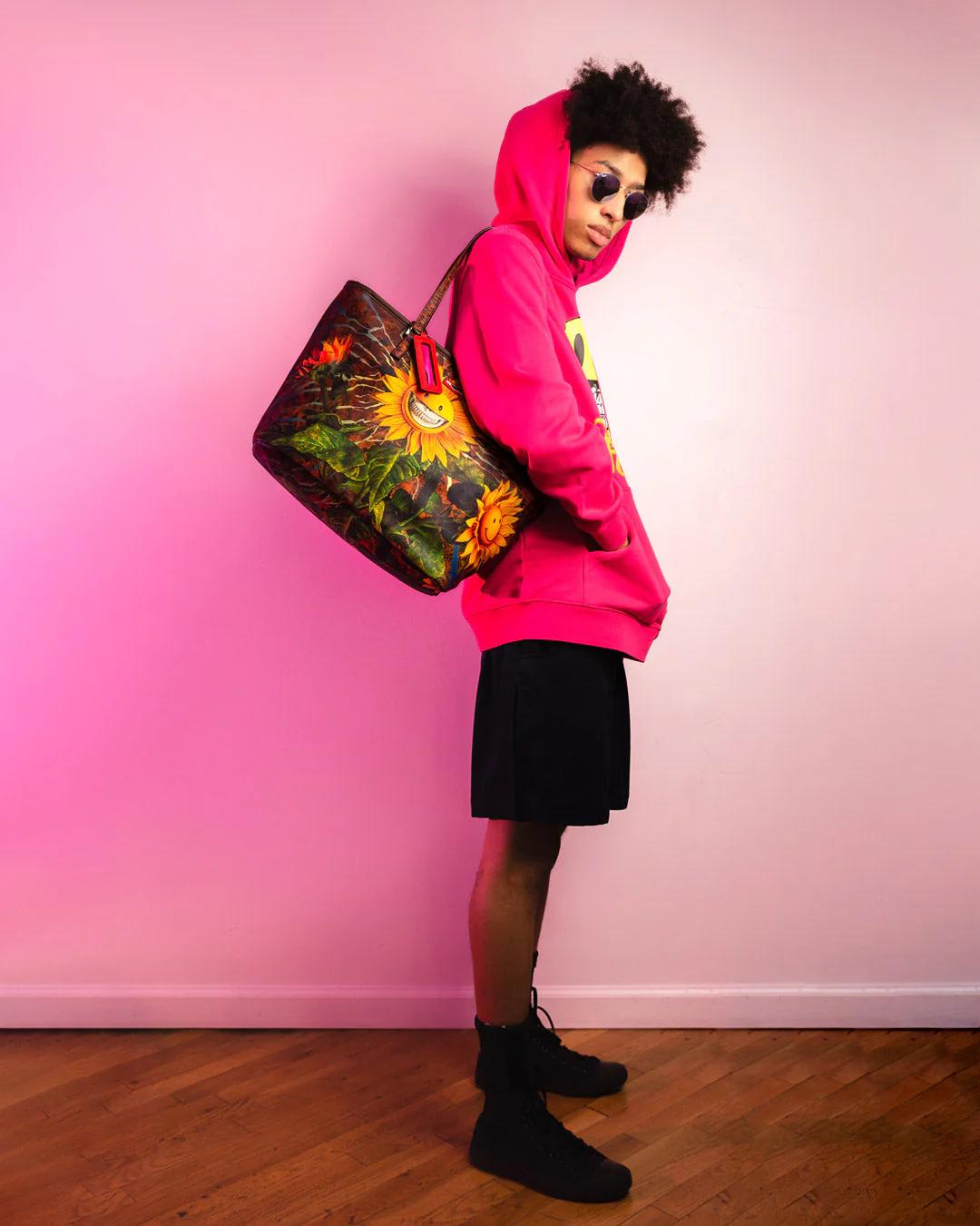SUNFLOWER GRIN RON ENGLISH COLLAB TOTE | Sprayground Classic