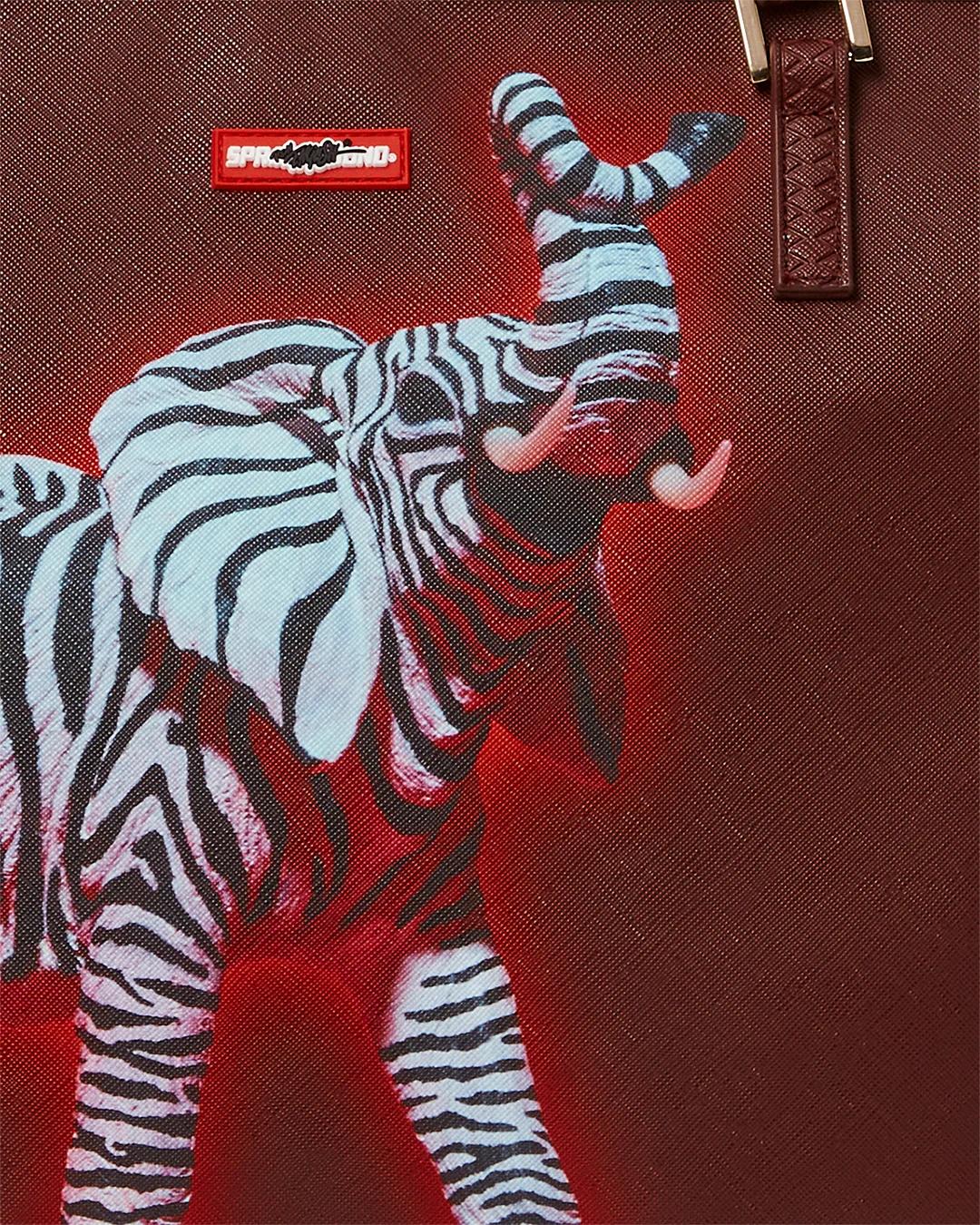 ZEBRA ELEPHANT RON ENGLISH COLLAB TOTE | Sprayground Essential