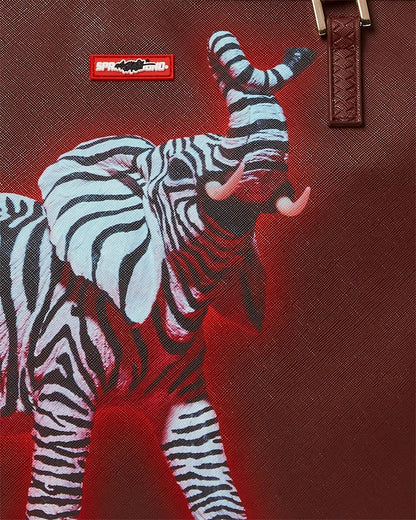ZEBRA ELEPHANT RON ENGLISH COLLAB TOTE | Sprayground Essential