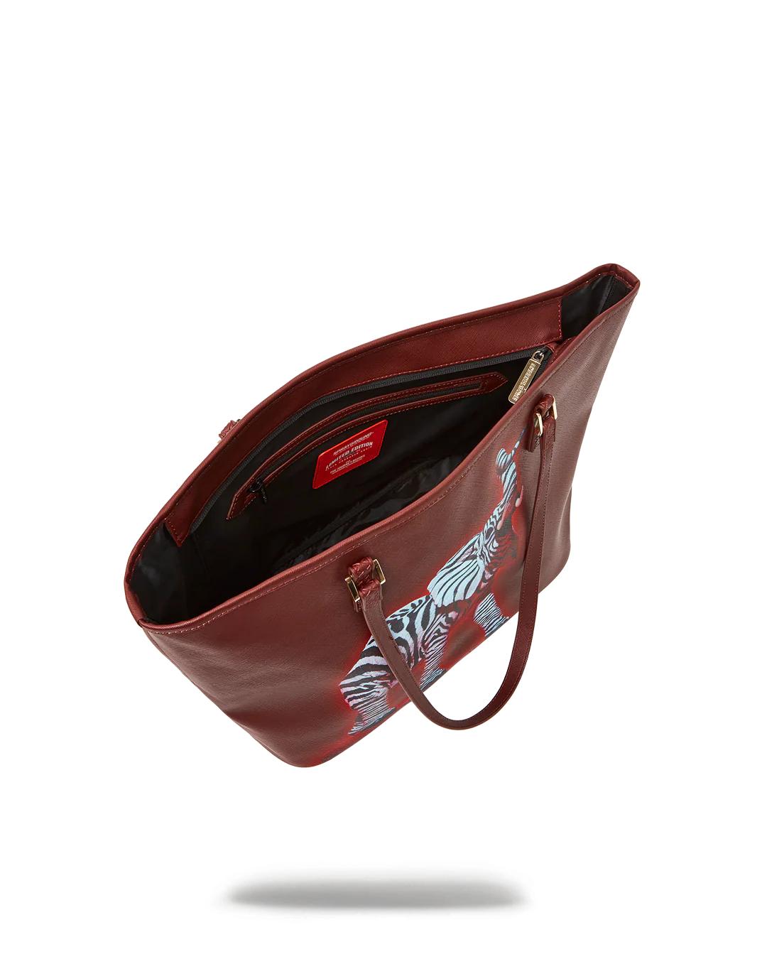 ZEBRA ELEPHANT RON ENGLISH COLLAB TOTE | Sprayground Essential