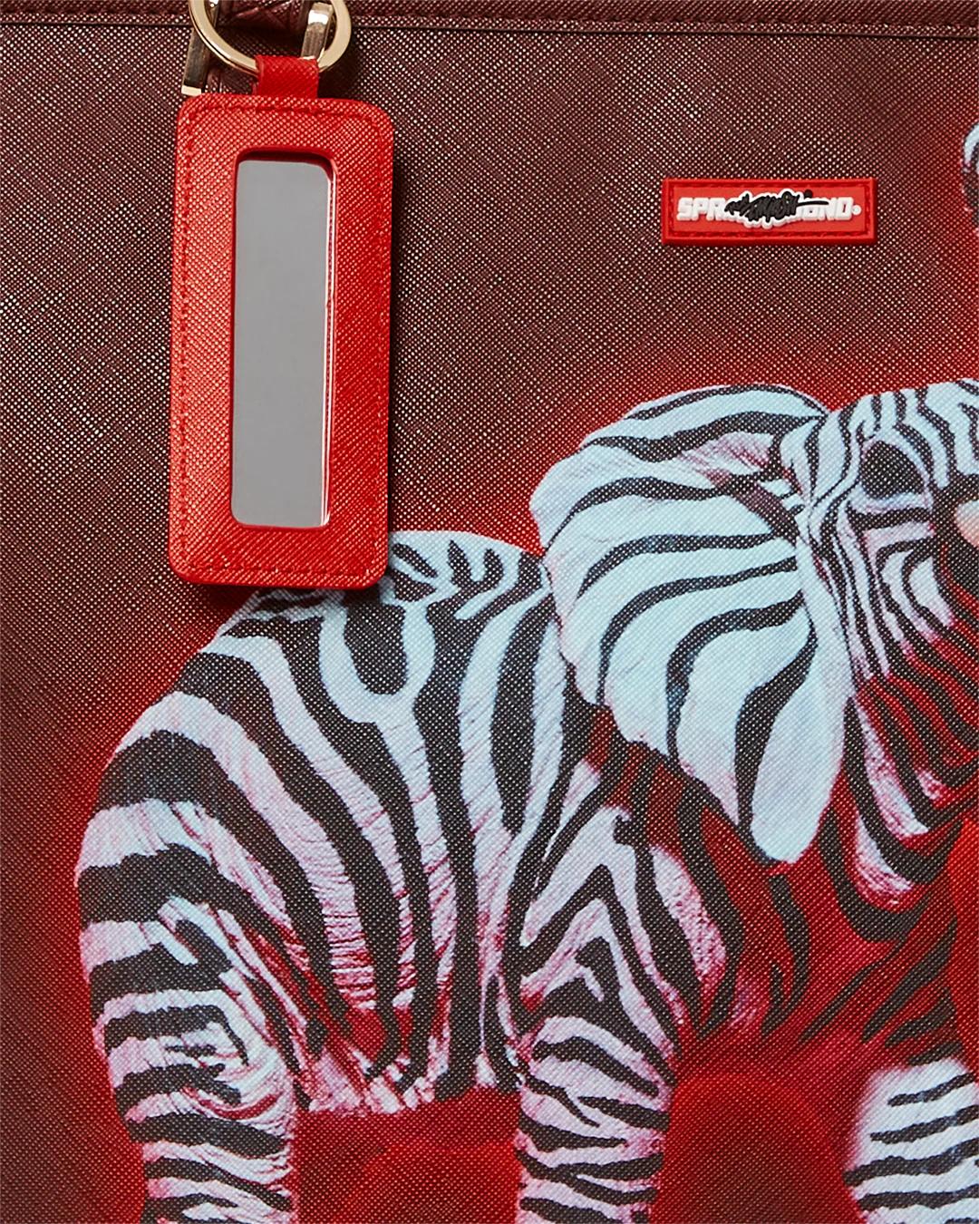 ZEBRA ELEPHANT RON ENGLISH COLLAB TOTE | Sprayground Essential