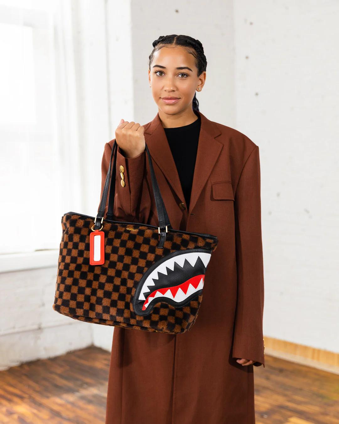 FURRR SHARKS IN PARIS TOTE | Sprayground Great Value