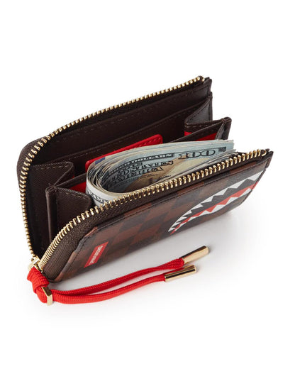 CHECKS IN CAMOFLAUGE WALLET | Sprayground Featured
