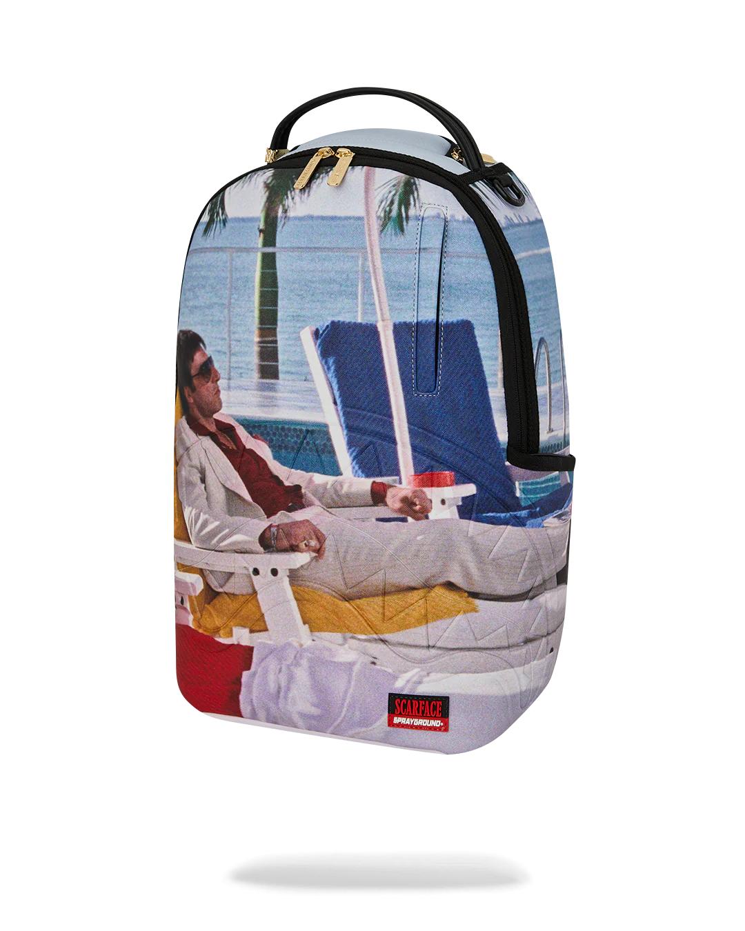 SCARFACE TONY MONTANA CHILLIN BACKPACK | Sprayground Trending