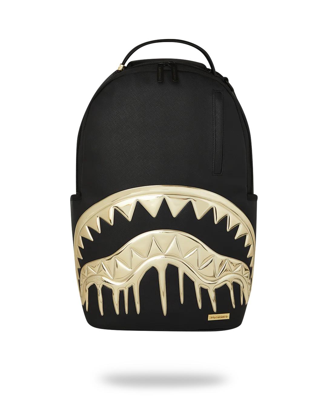 GOLDHEART SHARK DRIP BACKPACK | Sprayground Trending