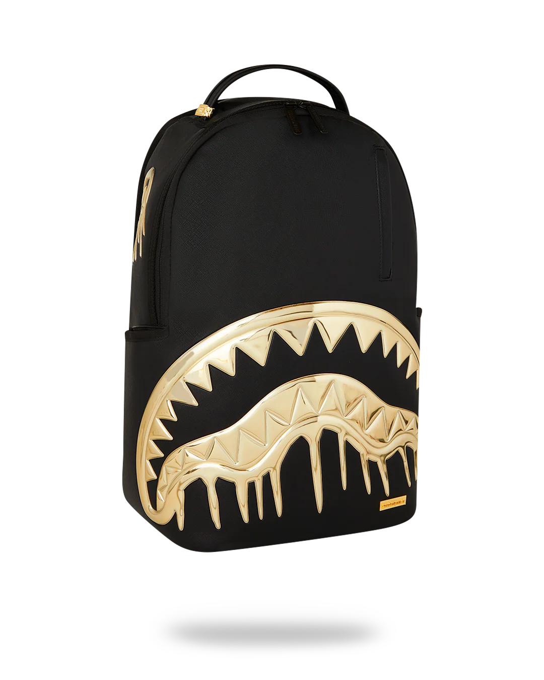 GOLDHEART SHARK DRIP BACKPACK | Sprayground Trending