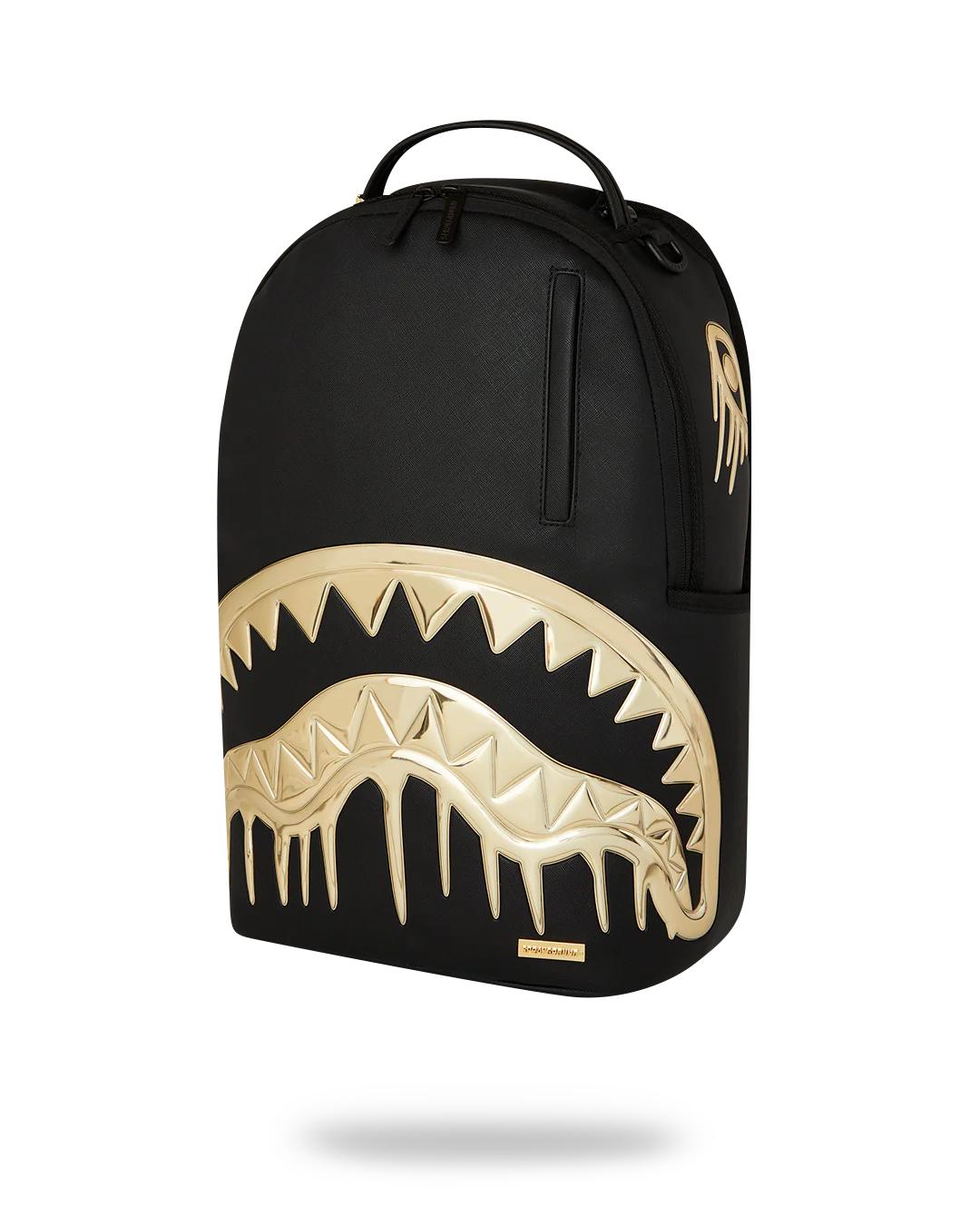 GOLDHEART SHARK DRIP BACKPACK | Sprayground Trending