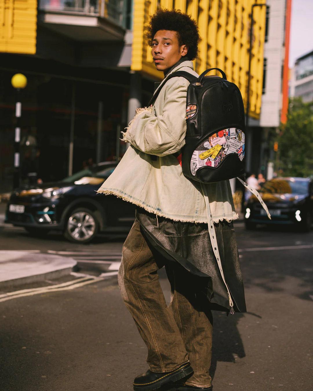 LONDON FASHION WEEK MOODBOARD MONTAGE BACKPACK | Sprayground Recommended