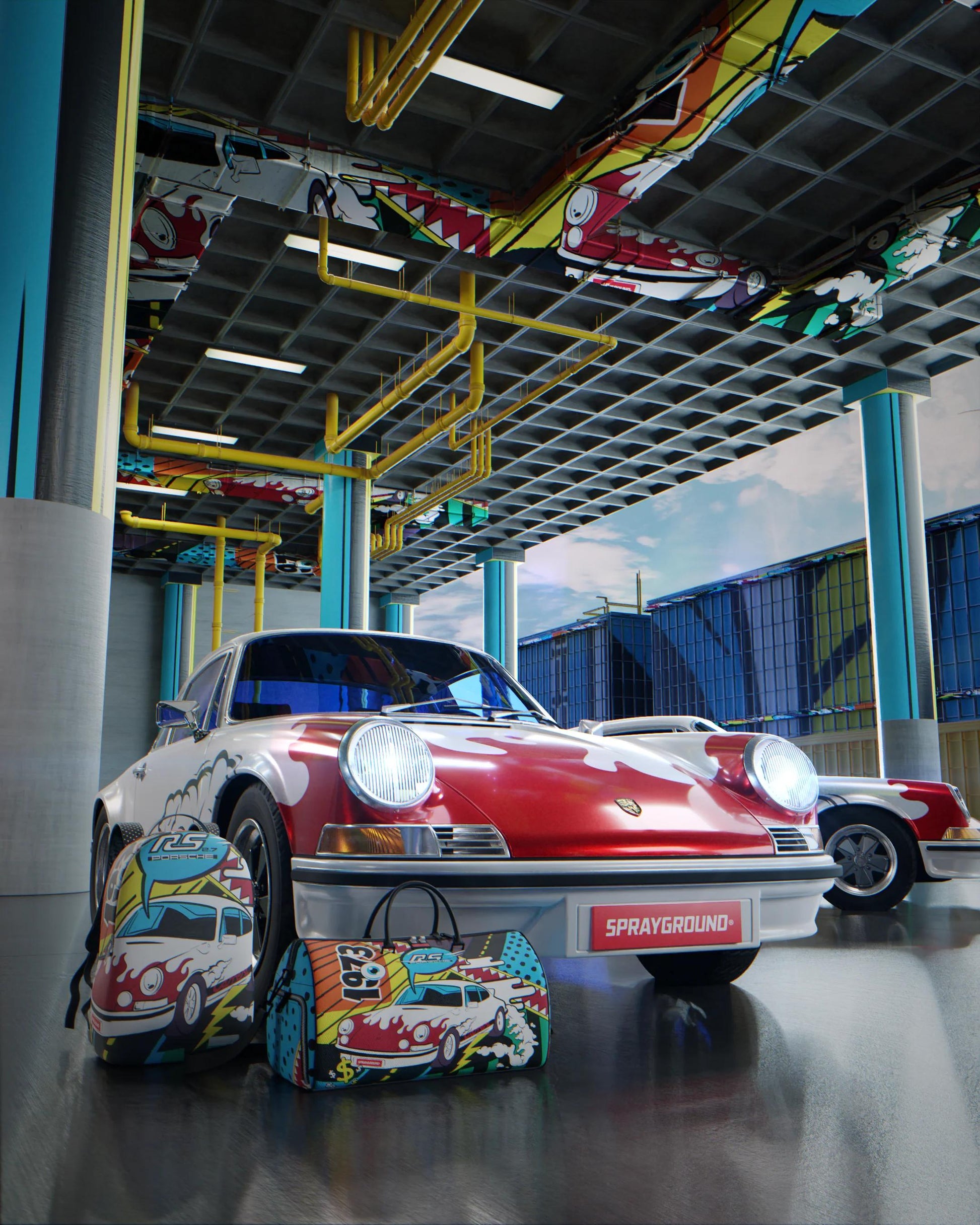PORSCHE 1972 COLLAB DUFFLE (ONLY 1,911 UNITS MADE) | Sprayground Value