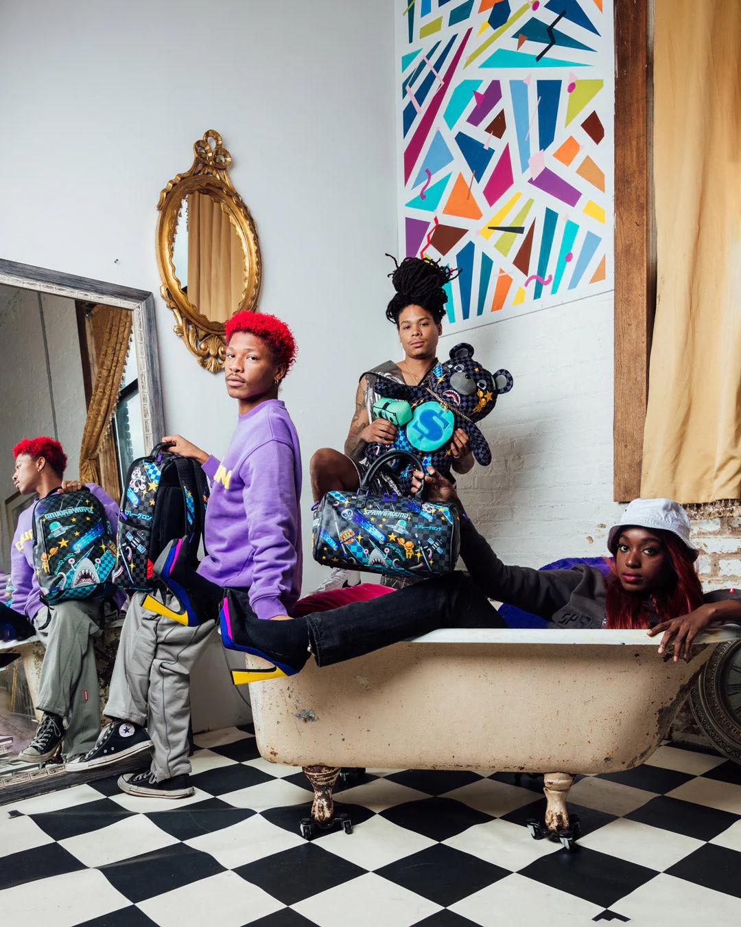 WTF ALIEN INVASION MINI DUFFLE | Sprayground Signature