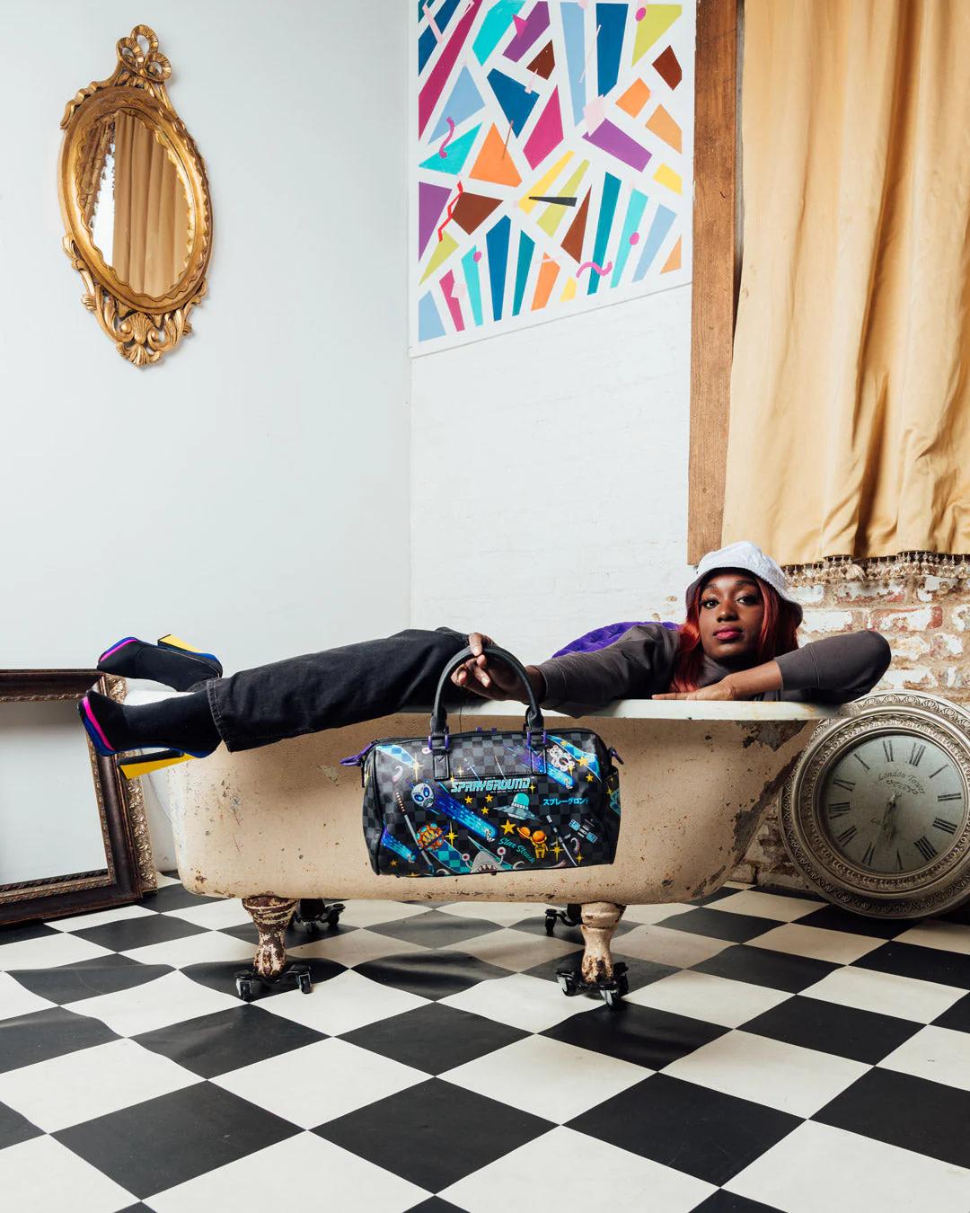 WTF ALIEN INVASION MINI DUFFLE | Sprayground Signature