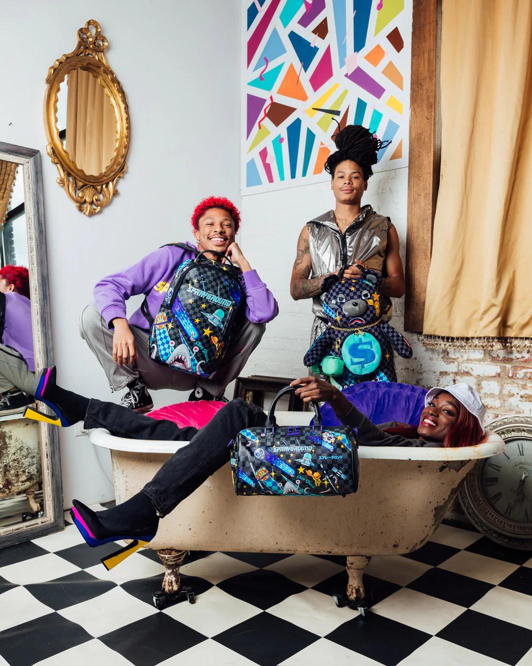 WTF ALIEN INVASION MINI DUFFLE | Sprayground Signature