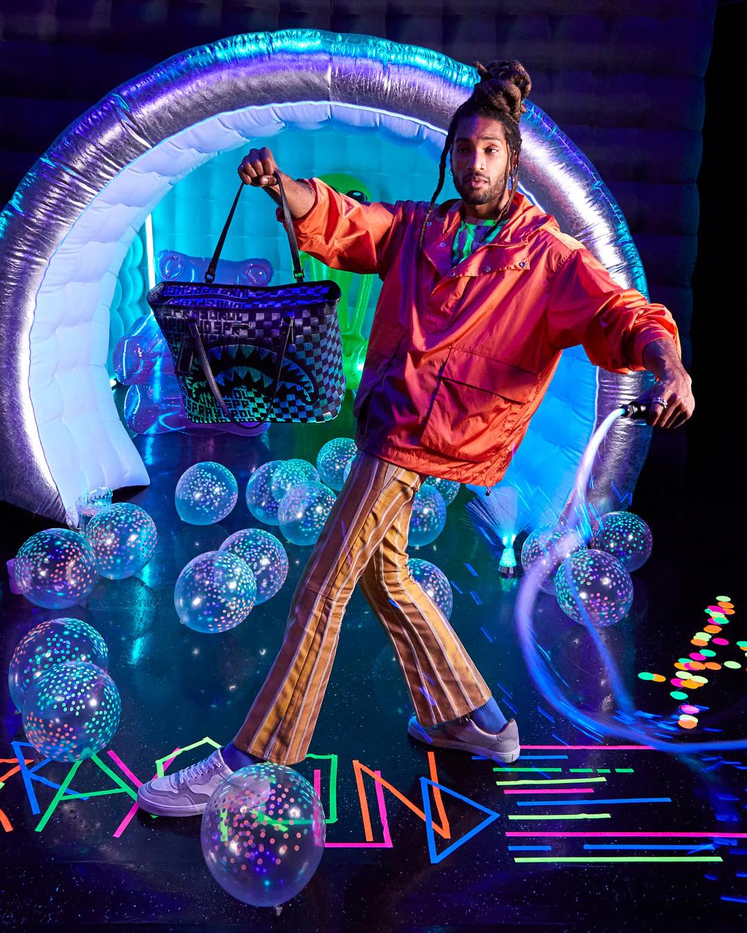FIBER OPTIC LIGHTSHOW TOTE | Sprayground Signature