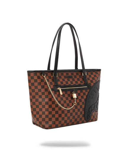 HENNY LOCK SHARKS IN PARIS TOTE | Sprayground Essential