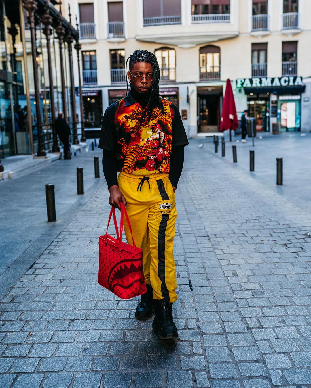 MONEY PATTERN BRICK TOTE | Sprayground Latest