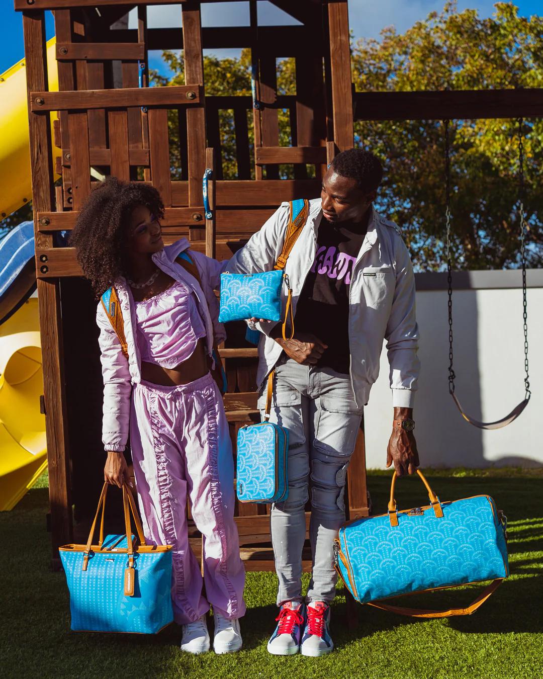 ILLUCHAINS TURQ TOTE | Sprayground New