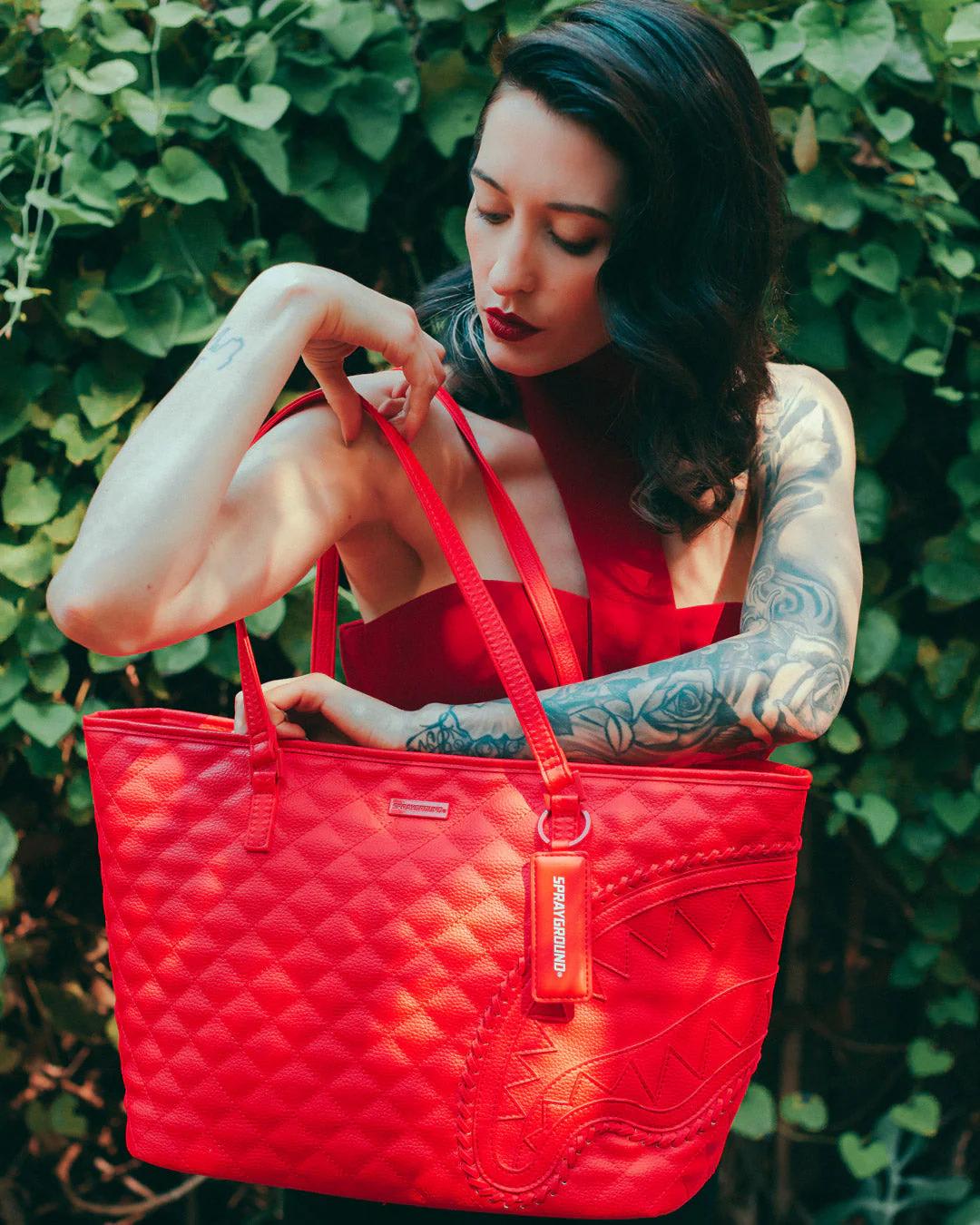 RED RIVIERA TOTE | Sprayground Trending