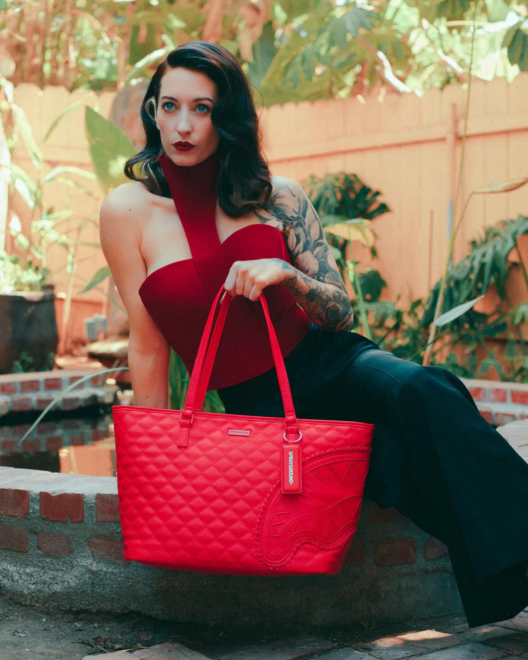 RED RIVIERA TOTE | Sprayground Trending