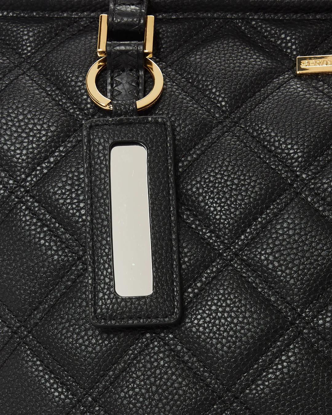 NOIR QUILT GOLD CHAIN SHARK TOTE | Sprayground Recommended