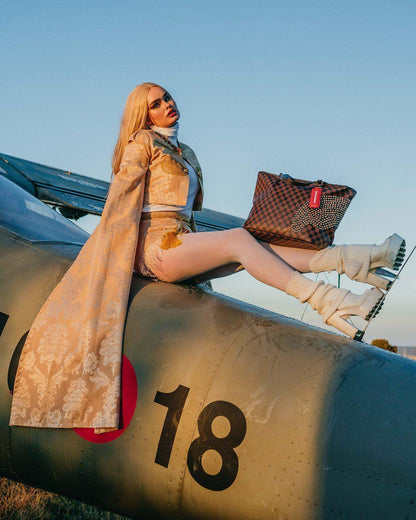 SHARKS IN PARIS POLARIS TOTE | Sprayground Signature
