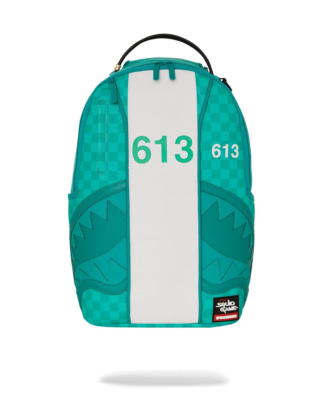 SQUID GAME COLLAB JUMPSUIT BACKPACK | Sprayground New