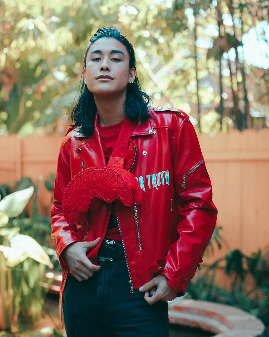 RED RIVIERA SHARKMOUTH CROSSBODY | Sprayground Great Value
