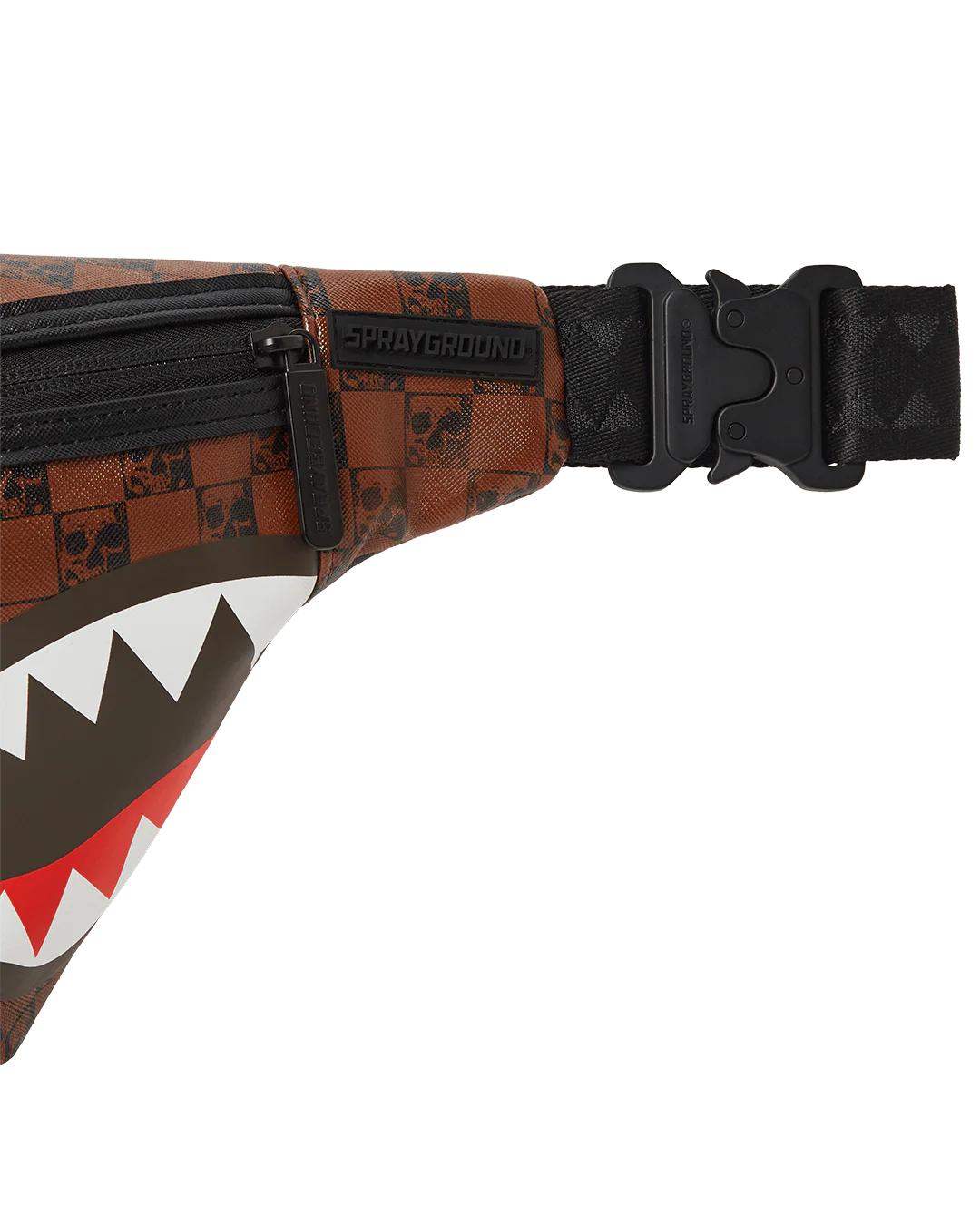 SHARKS AND SKULLS SAVVY CROSSBODY | Sprayground Premium