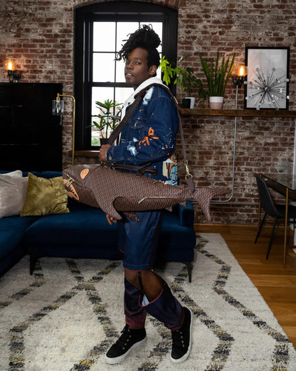 SHARKFINITY SHARK SHAPE DUFFLE | Sprayground New