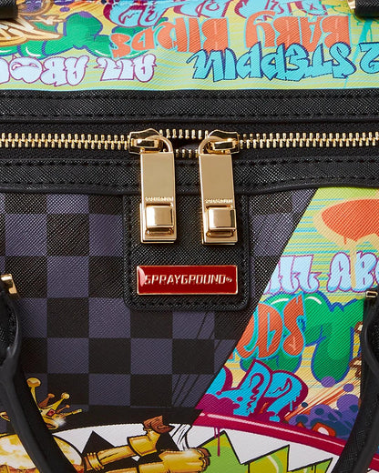 ASTROMANE SHARKS IN SPACE MINI DUFFLE | Sprayground Exclusive