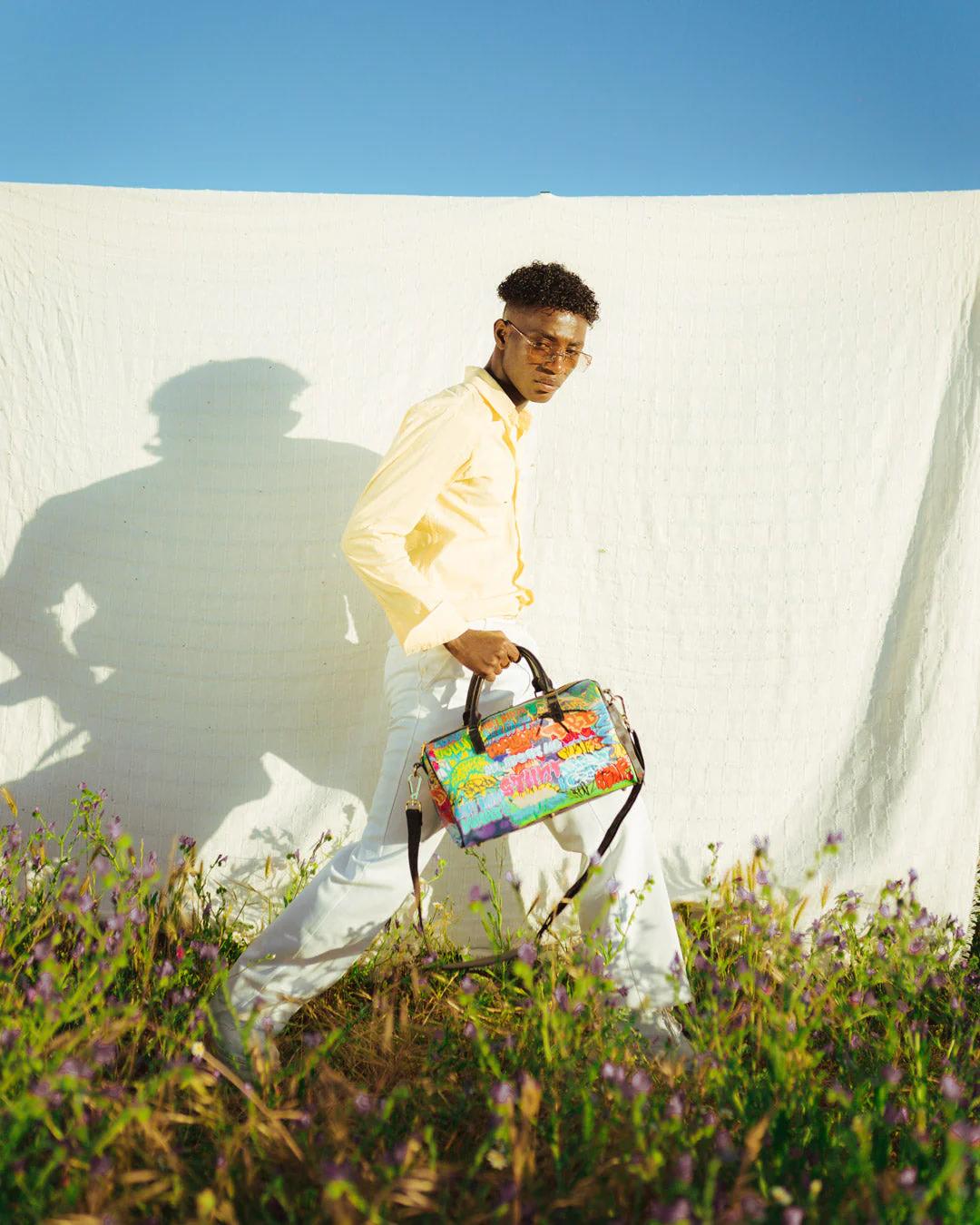 ASTROMANE SHARKS IN SPACE MINI DUFFLE | Sprayground Exclusive