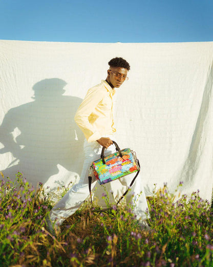 ASTROMANE SHARKS IN SPACE MINI DUFFLE | Sprayground Exclusive